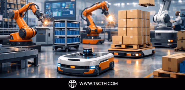 ประเภทของหุ่นยนต์ในโรงงาน: มีอะไรบ้าง และแต่ละแบบใช้งานอย่างไร