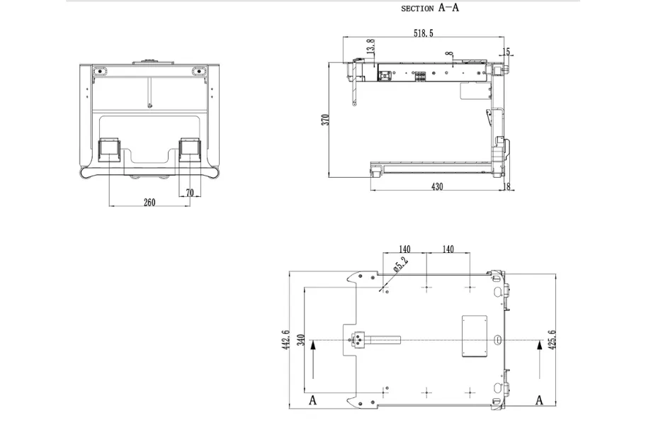 Up หุ่นยนต์ AMR เคลื่อนที่อัตโนมัติ หุ่นยนต์อเนกประสงค์