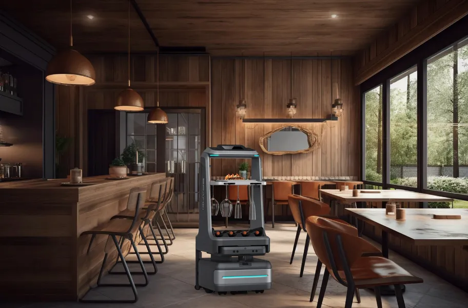 Up หุ่นยนต์ AMR เคลื่อนที่อัตโนมัติ หุ่นยนต์อเนกประสงค์